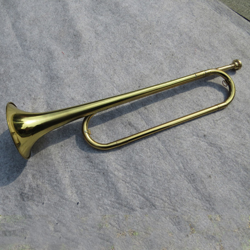 Cuerno De Caballería Infantil Bb Bugle De Latón Amarillo De