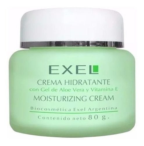 Crema Facial Exel Hidratante Con Gel De Aloe Y Vita E  80ml