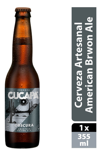 Cerveza Cucapá Obscura Botella 355ml