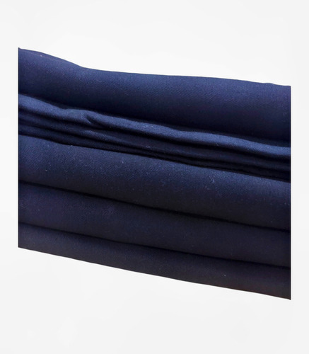 Tela Retazos De Gabardina Negra Rígida X Kg Negro