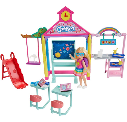 Barbie Familia Chelsea Set De Juego Escuela