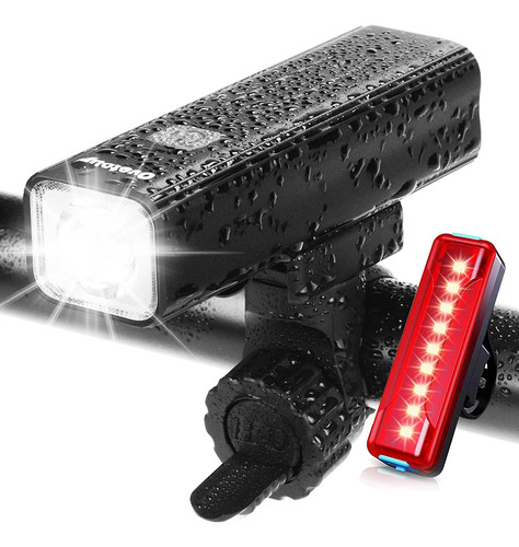 Ovetour Luz De Bicicleta Recargable Usb De 1000 Lúmenes, Far