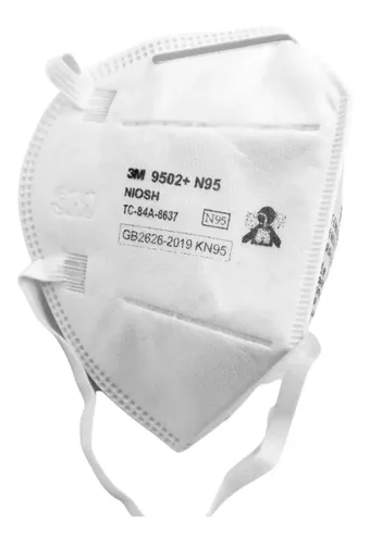 Cubrebocas 3m N95 9502+ Caja Con 50 Piezas Mascarilla Niosh | Meses sin