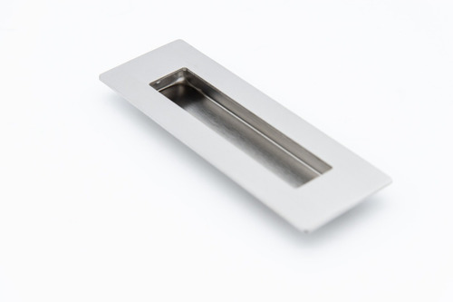 Tirador Cubeta Recta 120 X40mm Embutir Delta Acero Inox