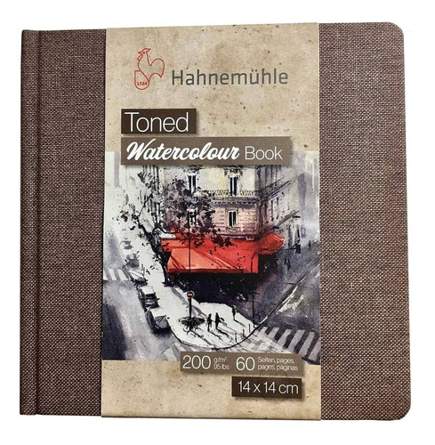 Imagen 1 de 2 de Hahnemühle Cuaderno De Acuarela Beige 14x14 200g 30h