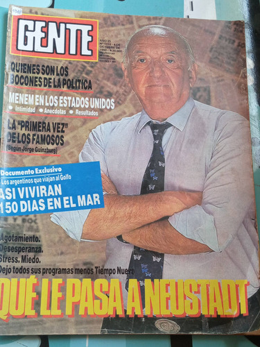Revista Gente Menem Madonna Guinzburg 4 10 1990 N1315 (Usado)