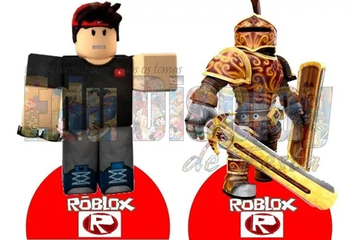 kit roblox 6 displays de mesa de 20cm por 30 reais mdf