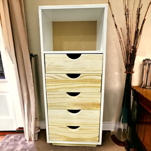 Cómoda Cajonera 5 Cajones- Minimalista Chifonier Ya Armadas