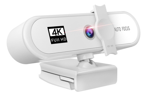 1080p/2k/4k Full Hd Computador Webcam, 4k Branco