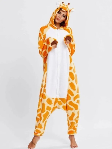 Pijamas Enterito De Animales Para Invierno Jirafa