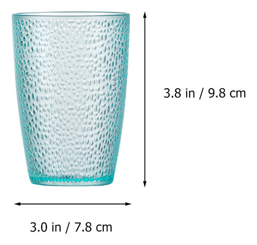 Taza De Agua Acrílica De Color Transparente, 5 Unidades, Taz