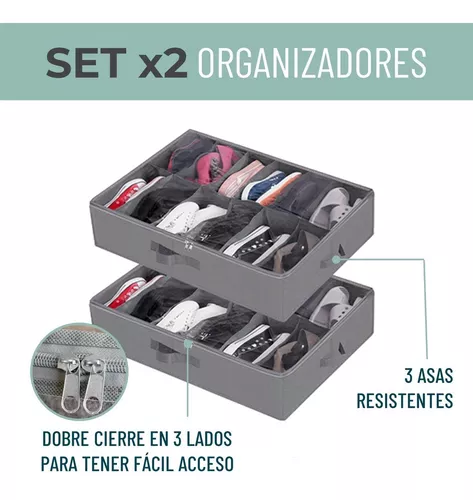 CASATUA Organizador De Ropa Bajo Cama Casatua Almacenamiento Set X 3