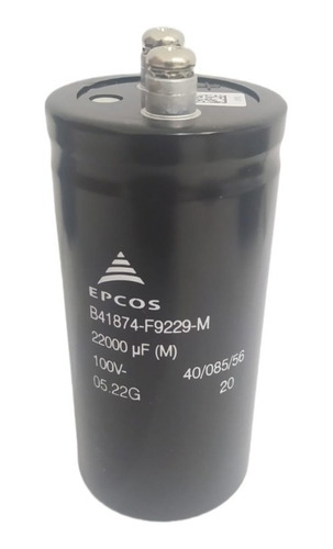 2x Capacitor Eletrolitico 22.000uf X 100v * Epcos * 22000uf