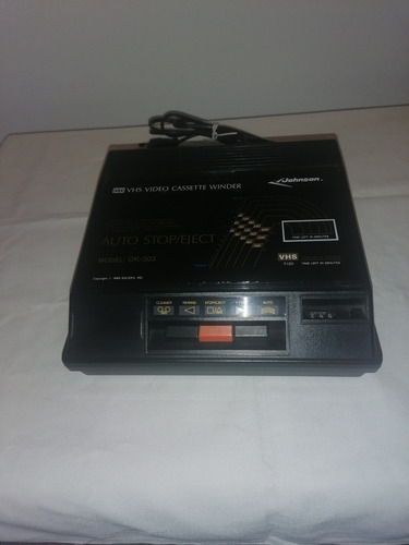 Rebobinador De Cintas Vhs Marca Johnson  Modelo Ok-303