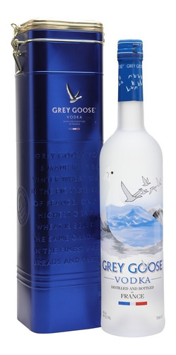 Vodka Grey Goose 1000ml Edicion Limitada Estuche Lata