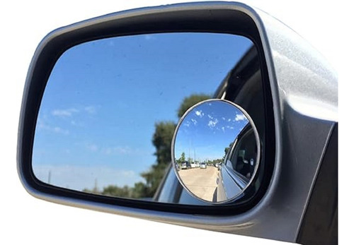 Espejo Punto Ciego Convexo Autoadhesivo 7,5 Cm 3 Plateado