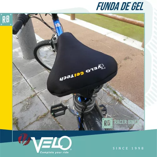 VELO Gel Tech - Funda para asiento de bicicleta, color negro