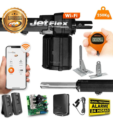 Kit Motor Ppa Pivo 1/3 Wifi Jet Flex Super 1 Folha 2 Suporte