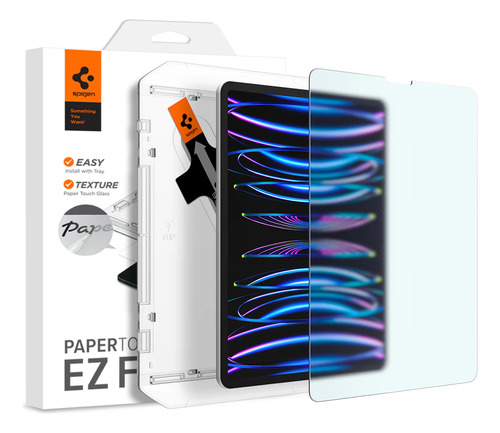 Pelicula Spigen iPad Pro 12,9 2022 Ezfit Ag Film Paper Touch