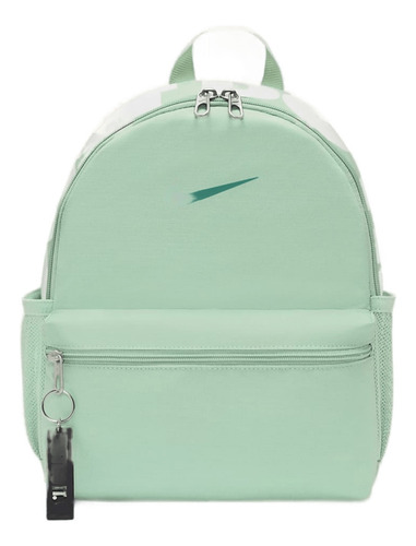 Mochila urbana Nike Brasilia Just Do It cor verde esmaltado/vela/malaquita design lisa