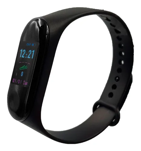 Pulseira Inteligente M3 Monitor Cardíaco Pressão Arterial
