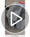 Rubbermaid Comm Prod 2628 88gray 19qt Gry Doble Cubeta Gris