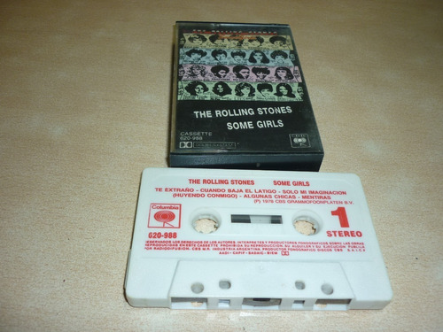 Rolling Stones Some Girls Cassette Excelente
