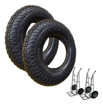 Comprar Par Pneu 4.10u002F3.50-8 4 Lonas 3.50-8 Aro 8 Com Câmaras Juntas