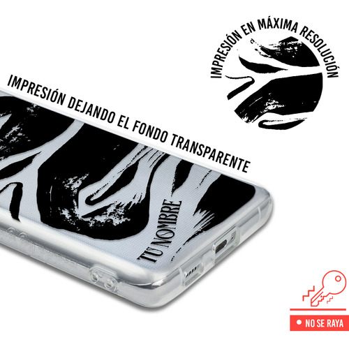 Funda Para Infinix Manchas Negras Pintura Para Mujer Nombre