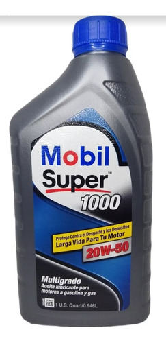 Aceite Motor Mobil 20w50 Mineral (caja) 