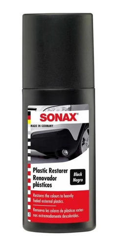 Imagen 1 de 8 de Sonax Plastic Restorer - Renovador Plasticos Negros 