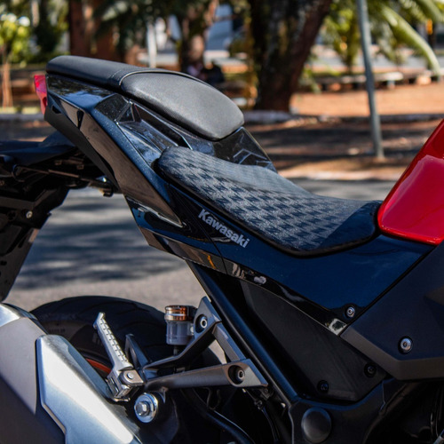 Imagem 3 de 10 de Moto Kawasaki Z 300 Laranja Ano 2018 Com Baixo Km
