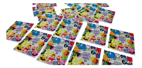 Stickers Deco Cumple Happy Tree Friends Autoadhesivos X30u