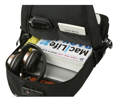 Mochila De Astronauta Luminosa Impermeable Gran Capacidad Color Mars