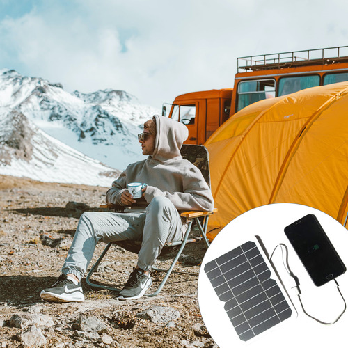 Cargador De Teléfono Portátil De 5 V, 5 W, Usb, Pequeño, Mon