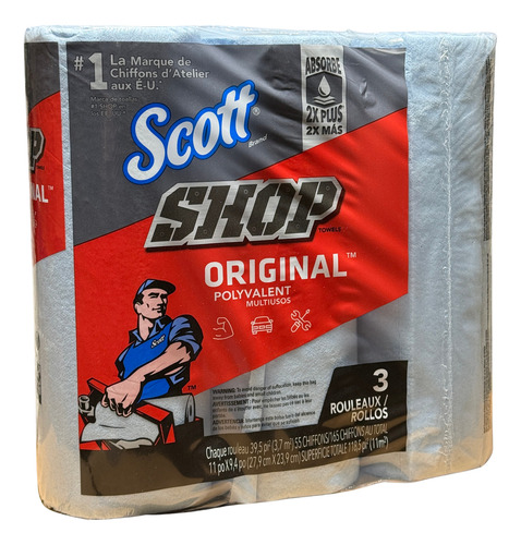 Scott Shop Towel Caja Con 30 Rollos