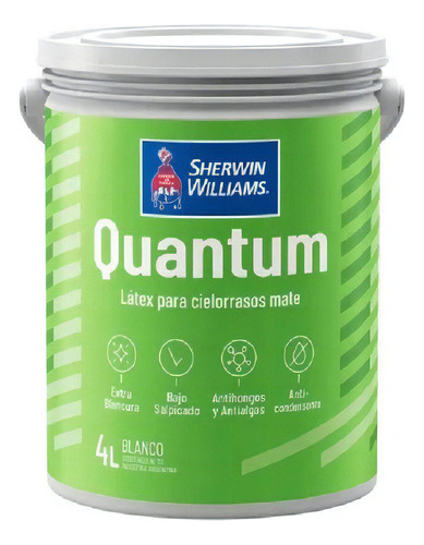 Cielorraso Sherwin Williams Quantum X4l - Colornet Color Blanco