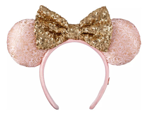 Diadema Orejas Minnie Princesas Rose Gold