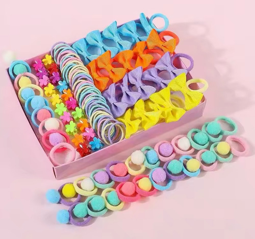 120 Pcs Mini Ligas Pelo Bandas Elásticas Para El Cabello Etc