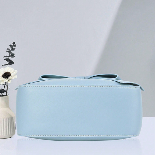 Color Sólido Señoras Elegante Lazo Decoración Moda Bolso