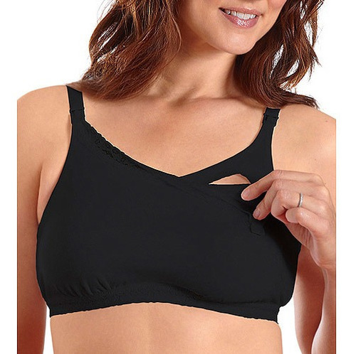 Brasier De Maternidad Para Lactancia Talla M Color Negro