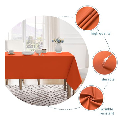 Mantel Rectangular Impermeable 152 X 259 Cm Lavable