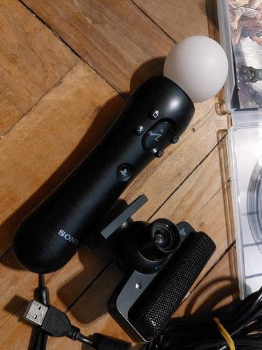 Ps3 Kit Move + Ps Eye Cám + Juego The Sht Sony Playstation 3 (Usado)