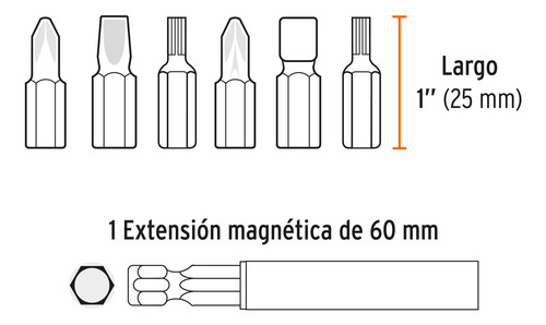 Juego De 19 Puntas 1 S2 Truper Expert 11885