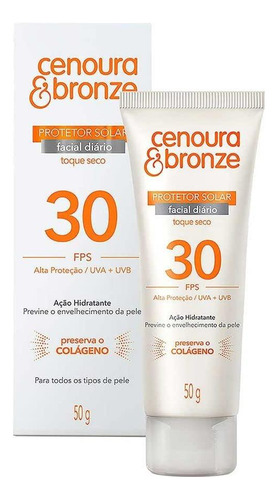 Kit Protetor Solar Cenoura E Bronze Fps30 200ml+ Fps30 50g
