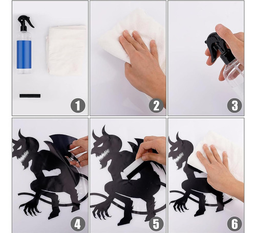 Duraderas Calcomanías Pegatinas Halloween Para Ventana