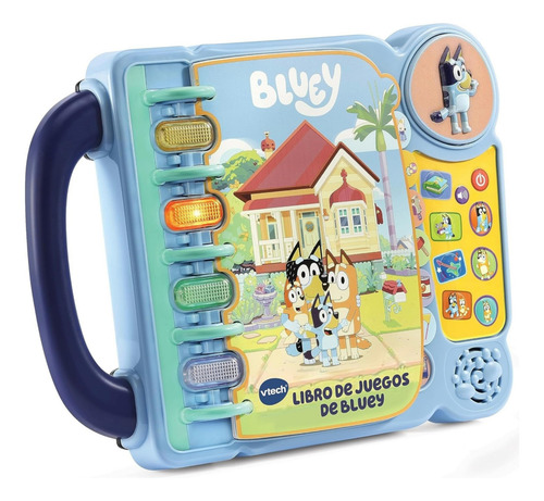 Libro De Juegos Electrónico De Bluey Vtech Español Azul Claro