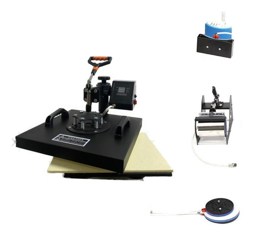 Maquina Estampadora Sublimadora 38x38 5 En 1 Combo Addacor