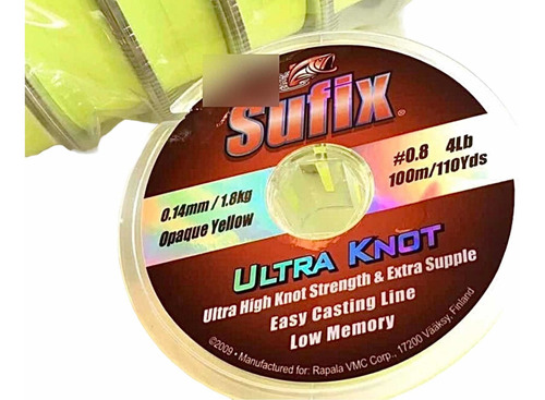 Nylon Sufix Ulta Knot  X 100m - 0,14mm. / 4lbs.