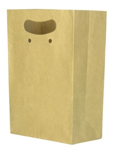 Sacola Kraft Boca De Palhaço P. 17,5x9x26 Cm. Com 50un.